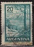 Argentina - 1960 - Landscapes - 20 Pesos - Green - Landscapes - Scott 698 - Lake Nahuel Huapi Landscapes - 0